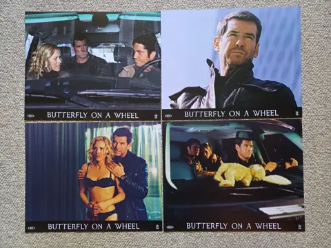 BUTTERFLY ON A WHEEL lobbycard set.