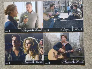 AUGUST RUSH lobbycard set.
