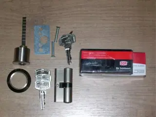 Profielcilinders met / zonder knop, verschillende maten SKG