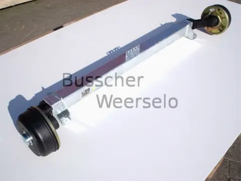 As Assen Aanhangwagen 1400KG pad 800-1900 Geremd Voorradig