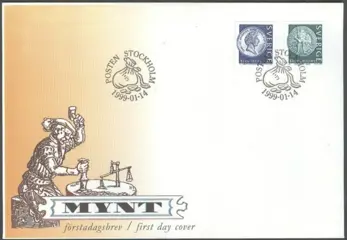 Zweden FDC Mynt