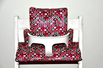 Gecoate stokke tripp trapp kussens 'Retro'