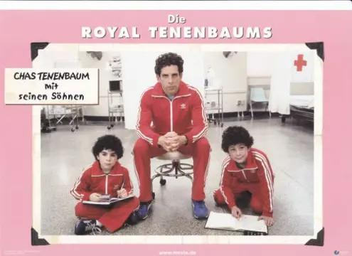 THE ROYAL TENENBAUMS lobbycard set.