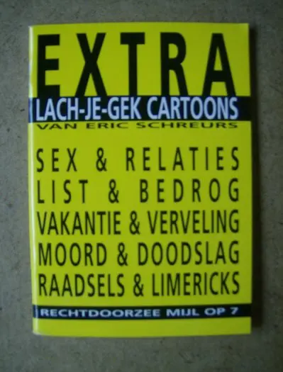 Extra lach je gek cartoons adv 2182