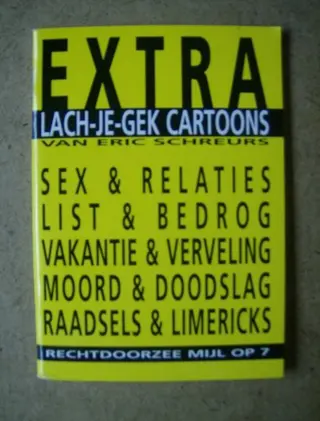 Extra lach je gek cartoons adv 2182