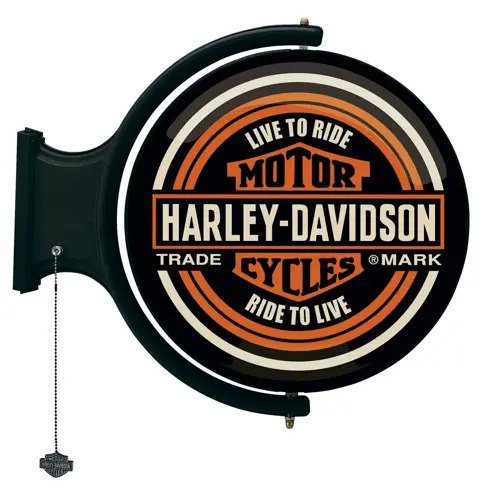 Harley-Davidson Motorcycles Draaiende Bar Lamp