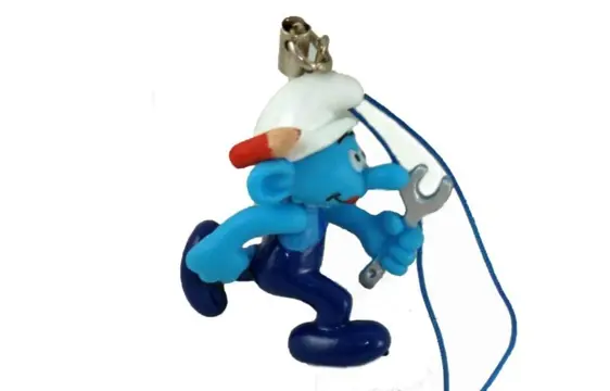 Klusjes Smurf als dangler