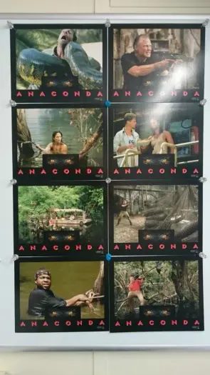 ANACONDA lobbycard set.