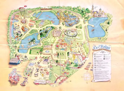 EFTELING - diverse folders, informatie enz