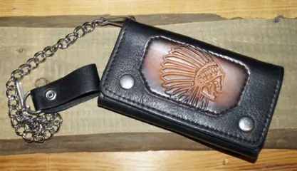 Trucker portemonnee incl ketting voor aan broek