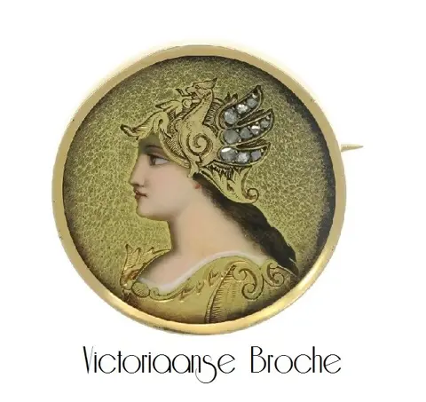 Prachtige Antieke Victoriaanse Broche