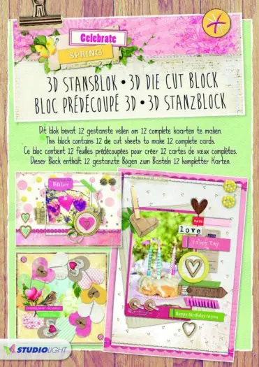 Celebrate Spring - 3D Stansblok - StansBlokSL50