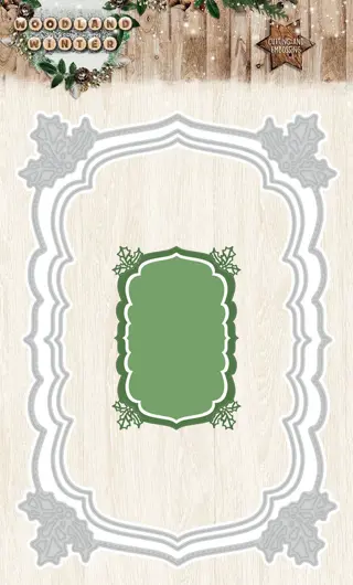 Woodland Winter - Embossing Die-cut Stencil - StencilWW51