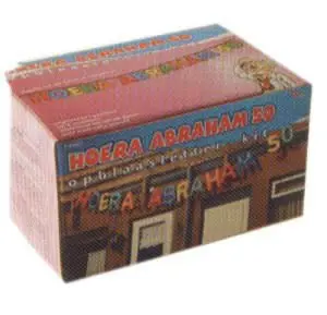 Opblaas letter " Hoera abraham 50 "