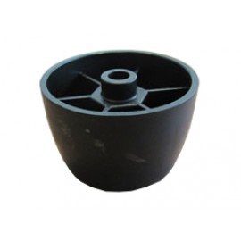 Kunststof meubelpoot zwart 40mm hoog