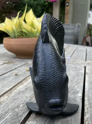 BLACK VIS FLAT 19,5 CM LANG NIEUW