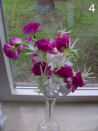 BLOEMEN BOSJE 2 kleuren Nieuw