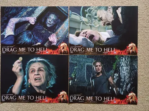 DRAG ME TO HELL NED. lobbycard set.