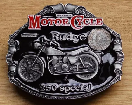 Motor cylce buckle / gesp " Rudge 250 special "