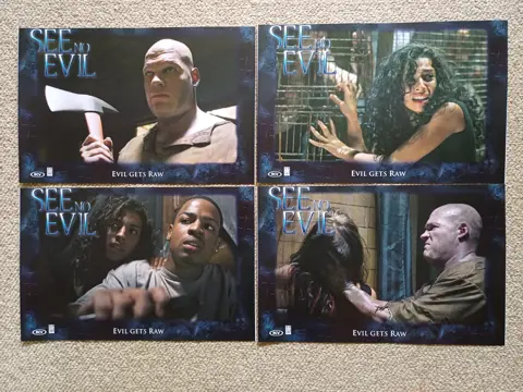 SEE    NO    EVIL     lobbycard set.
