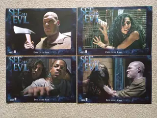 SEE    NO    EVIL     lobbycard set.