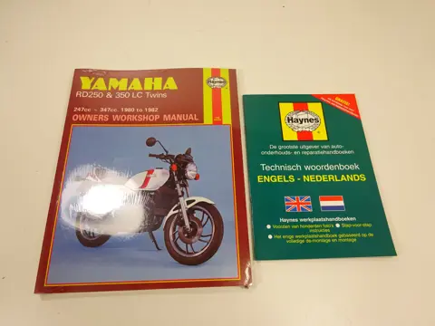 WERKPLAATSHANDBOEK Yamaha RD 250 1973 - 1987