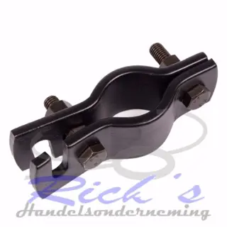 Hulpkoppeling met sleuf zwart voor aan de trekhaak