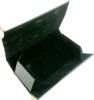 Op-/uitvouwbare brillenkoker,NIEUW, zwart,16.5 x 14 x 7 cm