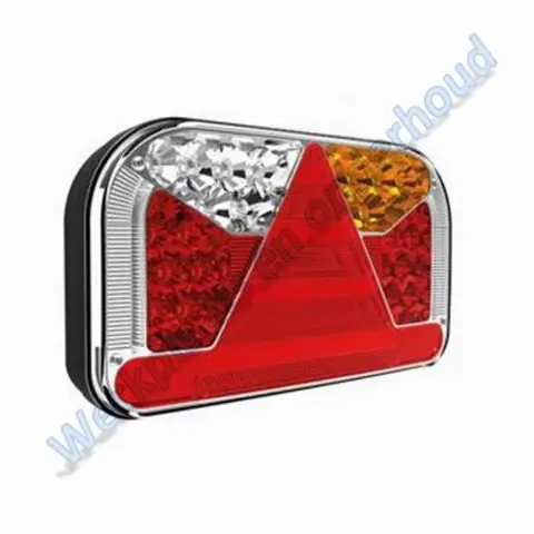 Achterlicht rechts Led 6 funct. (10 mtr. kabel)