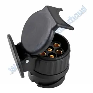 Verloopstekker kort 13- naar 7-polig