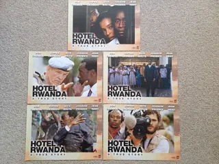 HOTEL    RWANDA    NED.     lobbycard set.
