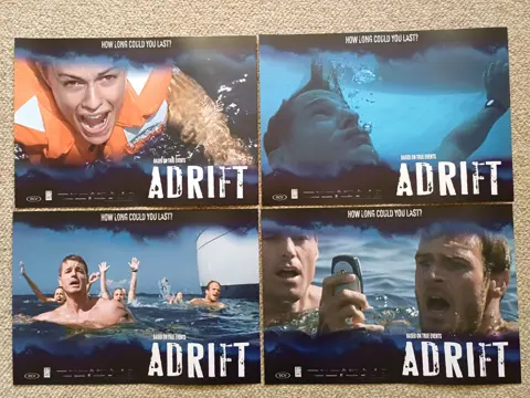 ADRIFT     lobbycard set.