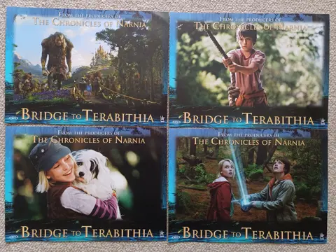 BRIDGE   TO   TERABITHIA     lobbycard set.