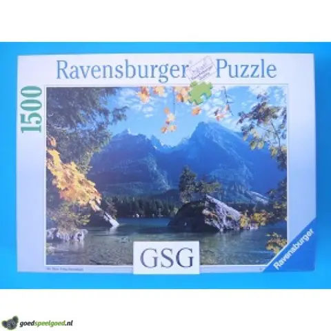 Hintersee met de Hochkalter 1500 st nr. 16 379 3