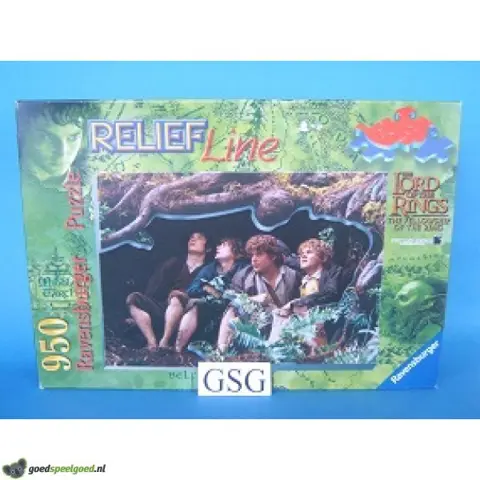 Vier Hobbits in hun schuilplaats 950 st nr. 16 167 6