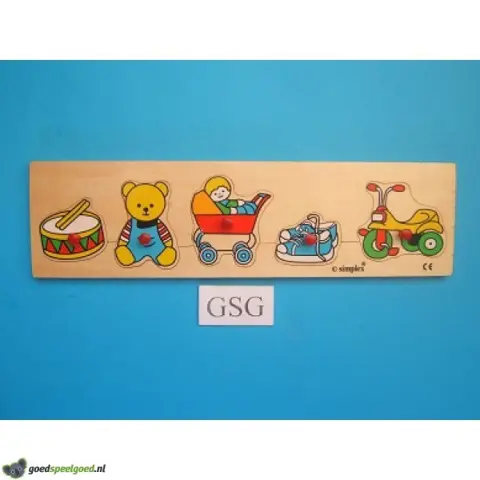 Legplankje kinderspeelgoed klein nr. 9227-02