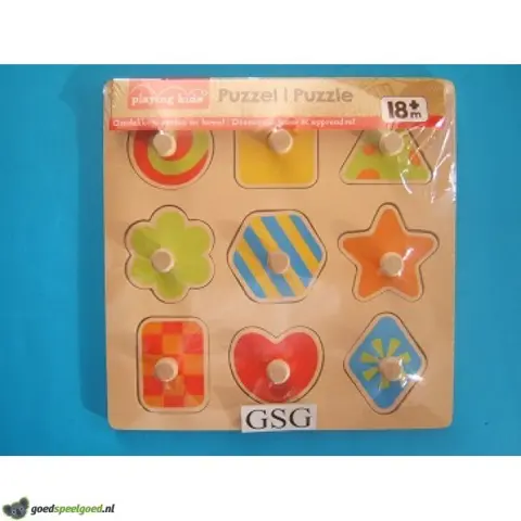 Legplankje vormen en kleuren nr. 6286-00