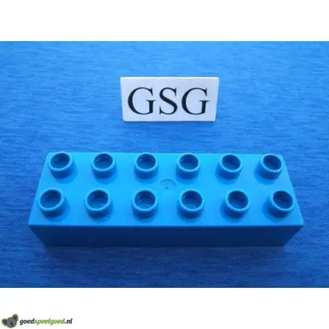 Basisblok blauw 12 noppen