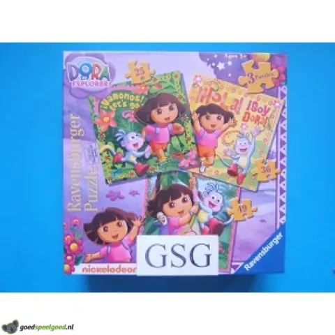 Dora the explorer 25 st + 36 st + 49 st nr. 07 134 0-01