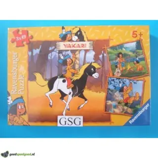 Yakari op pad 3x 49 st nr. 09 389 2-01