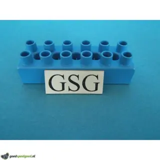 Steen blauw 6x2 nr. 16382