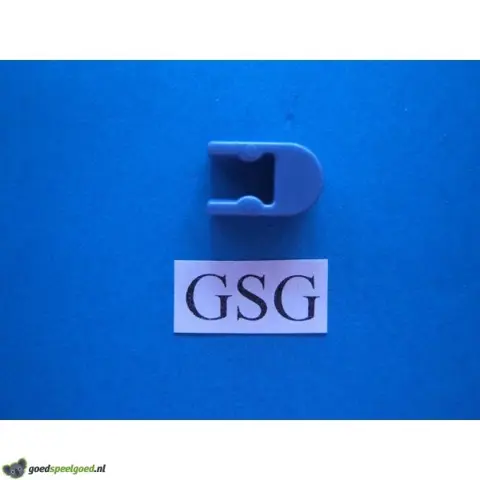 Connector borg zonder pen blauw metallic nr. 16027