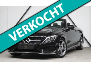 Mercedes-Benz C-klasse Cabrio 200 Premium AMG-LINE l Camera l Navi l Incl. BTW