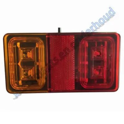 Led Achterlicht Rechthoekig 16 leds 15cm x 8cm