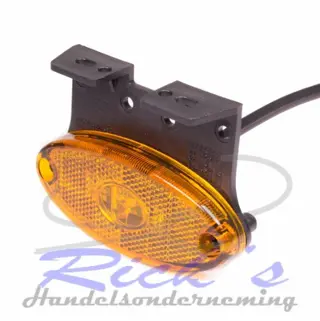 Zijverlichting, oranje Aspöck Flatpoint LED 31-2369-027