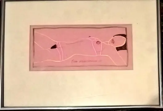 Tom Wesselmann ''Nude"" 81 mixmedia