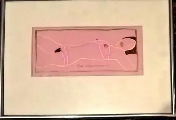 Tom Wesselmann ''Nude"" 81 mixmedia