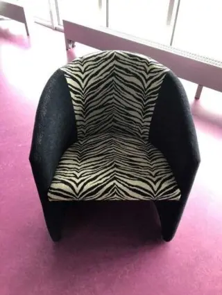 Comfortabele Zebra Fauteuil