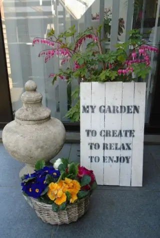 TUIN DECORATIE HOUT MY GARDEN 59 x 35 CM Nieuw