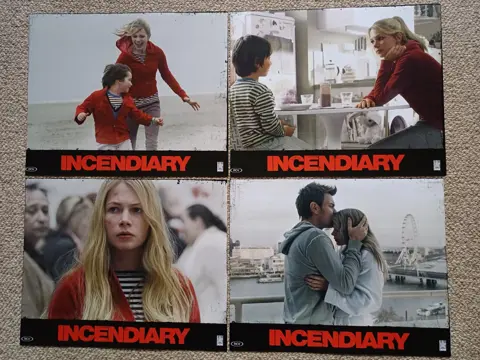 INCENDIARY     lobbycard set.
